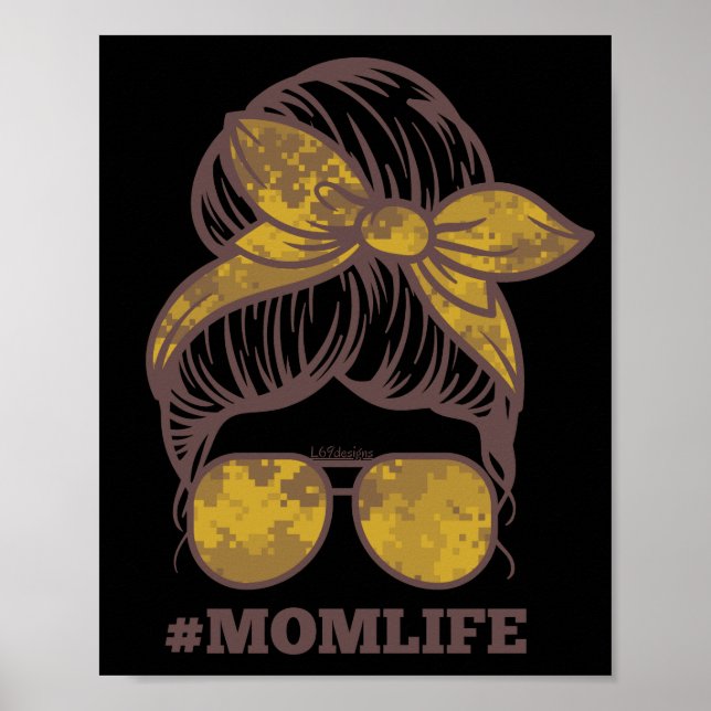 #MOMLIFE funny mother's day gift idea              Poster (Front)
