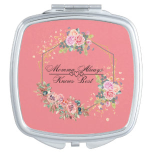 Momma always knows best compact mirror