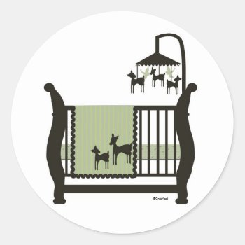 Momma And Baby Deer Stickers by mybabybundles at Zazzle