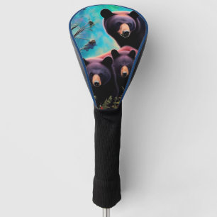 Momma Bear and cubs Golf Head Cover