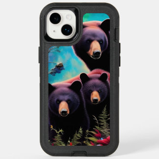Momma Bear and cubs OtterBox iPhone 14 Plus Case