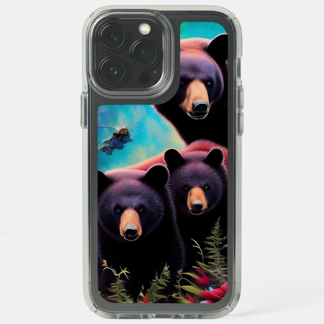 Momma Bear and cubs Speck iPhone 13 Pro Max Case (Front)