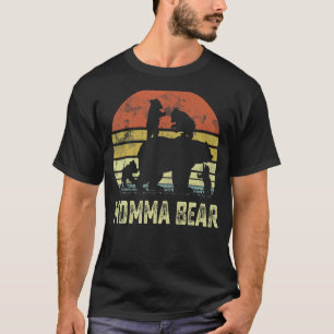 Momma Bear Matching Family Cub 4 kids Mother's Day T-Shirt