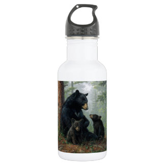 Momma Bear Stainless Steel Water Bottle