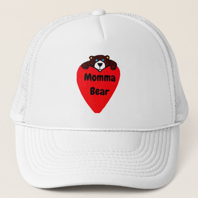 MOMMA BEAR   TRUCKER HAT (Front)