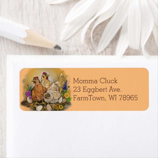 Momma Cluck's Farm Fresh  Label (Insitu)