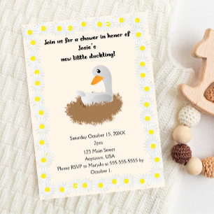 Momma Duck Baby Shower Invitation