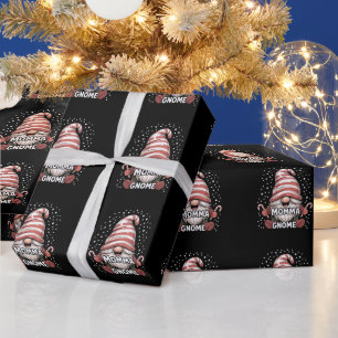 Momma Gnome Christmas Pajama Matching Family Group Wrapping Paper