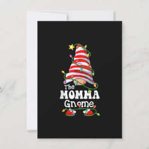 Momma Gnome Matching Family Group Christmas Party Invitation