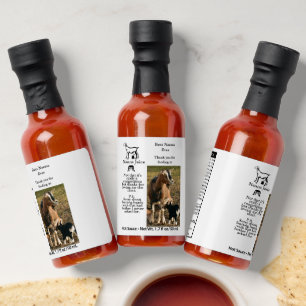 Momma Goat Best Nanna Ever Photo Name Hot Sauces