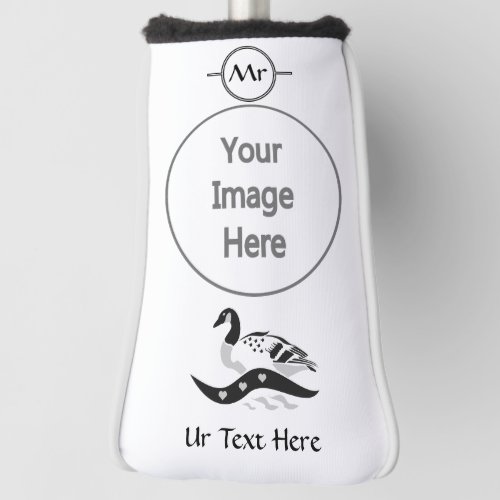 Momma Goose Swimming Golf Head Cover