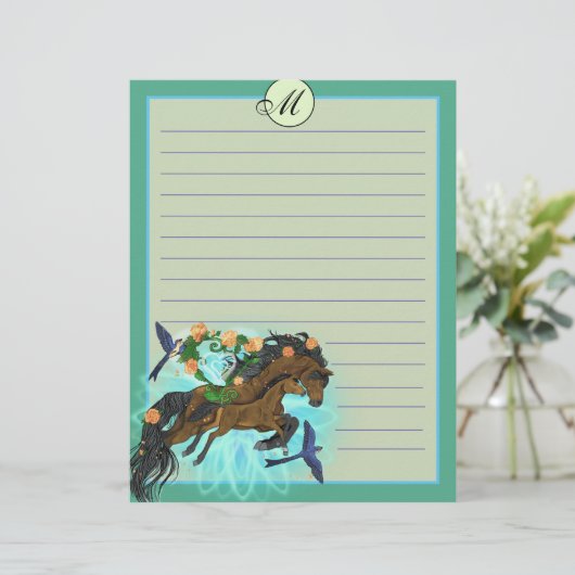 Momma Horse and foal (Standing Front)