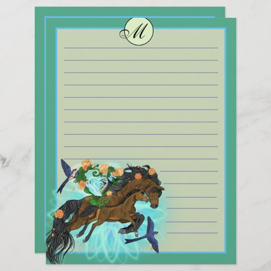 Momma Horse and foal (Front/Back)