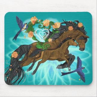 Momma Horse and foal Mouse Pad