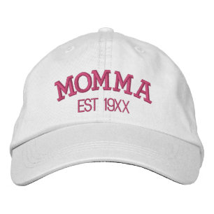 Momma Personalized Mother's Day Gift Custom Text Embroidered Baseball Cap