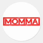 Momma Stamp Classic Round Sticker
