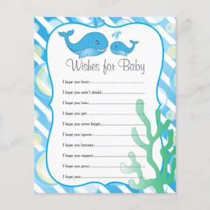 Momma Whale and her Baby Boy - Wishes Flyer