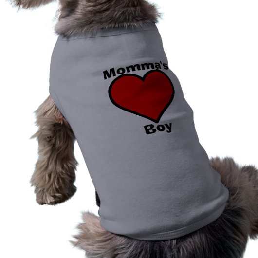 Momma's Boy Pet Shirt (Back)
