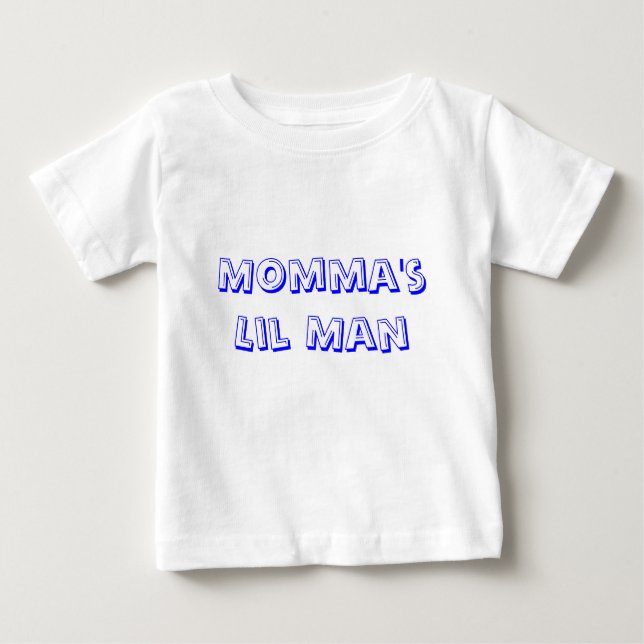 Momma's Lil Man Tshirt (Front)