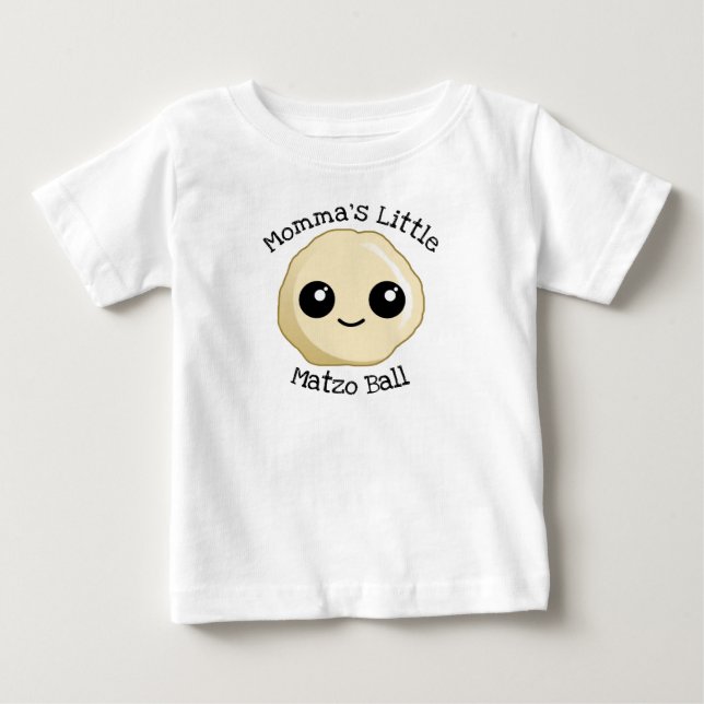 Momma's Little Matzo Ball Baby T-Shirt (Front)