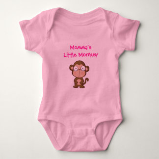 Momma's Little Monkey Baby Bodysuit