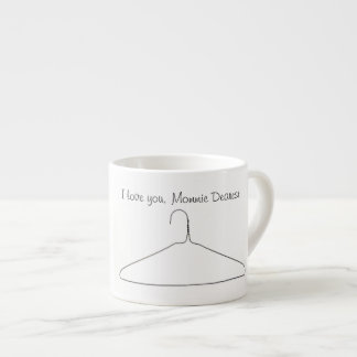Mommie Dearest coat hanger mug