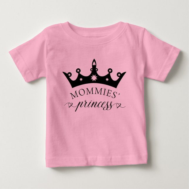 Mommies' Princess Baby Tutu Lesbian Parents T-Shirt (Front)