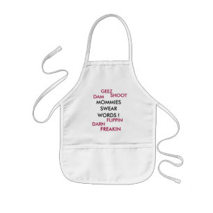 MOMMIES, SWEAR, WORDS, baby bib Kids' Apron