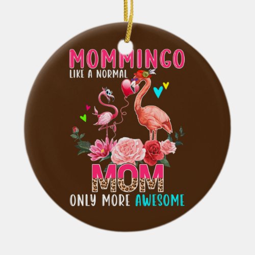 Mommingo Funny Definition Only More Awesome Ceramic Ornament