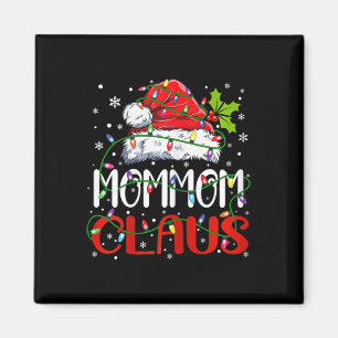 Mommom Claus Christmas Santa Matching Family Xmas Magnet