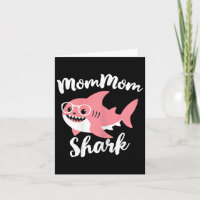 Mommom Shark Mother's Day Grandma Funny Mom-mom