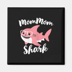 Mommom Shark Mother's Day Grandma Funny Mom-mom  Magnet