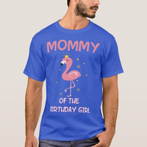 Mommy 1st First Birthday Matching Family Flamingo  T_Shirt