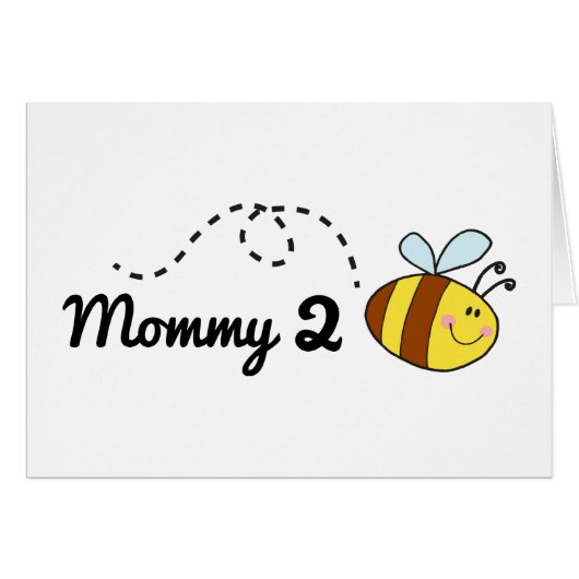Mommy 2 Bee Cards (Front Horizontal)