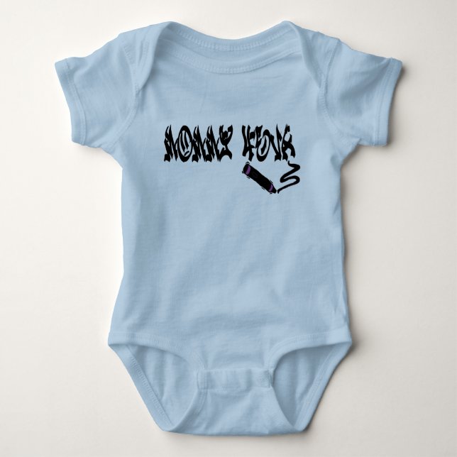 Mommy 4 eva baby bodysuit (Front)