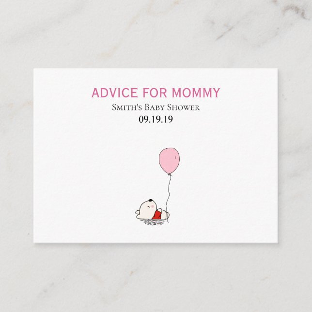 Mommy Advice Cards (Front)