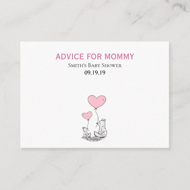 Mommy Advice Cards (Front)