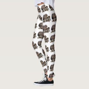 Mommy And Baby Capybaras, Leggings