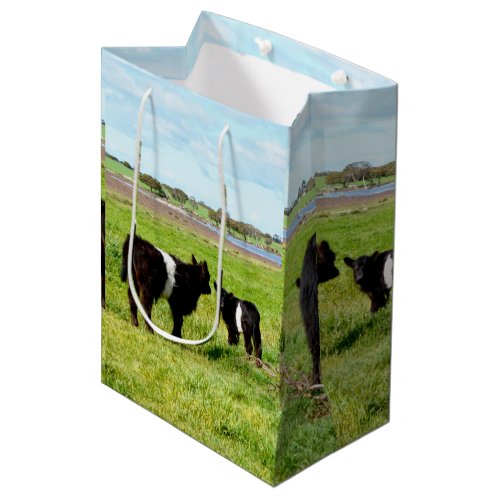 Mommy And Baby Galloway Cow Gift Bag