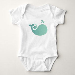 Mommy and Baby Whale Infant Creeper