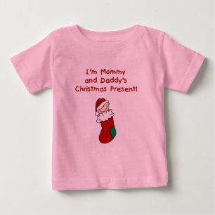 Mommy and Daddy's Christmas Present Baby T-Shirt