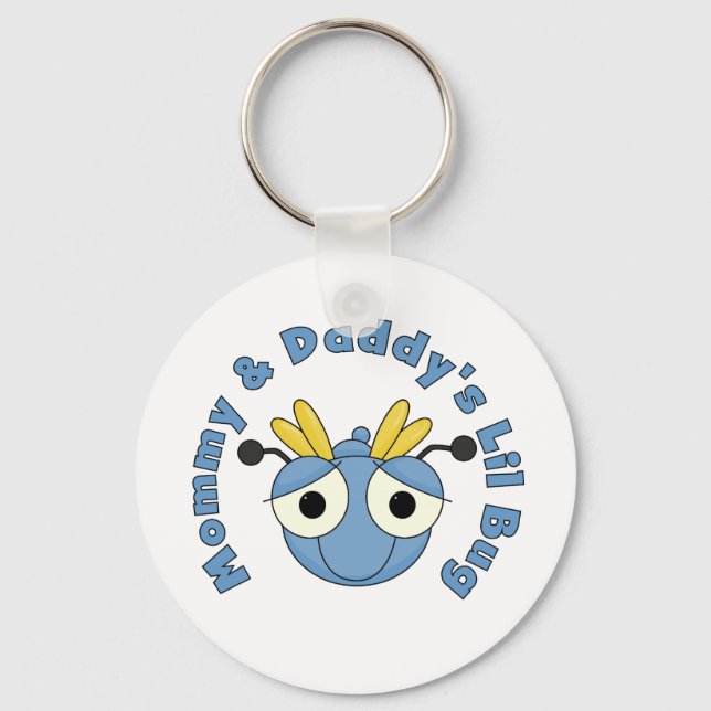 Mommy and Daddy's Lil Bug Keychain (Front)