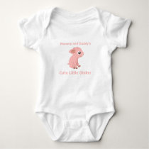 Mommy and Daddy's little Piglet Baby Bodysuit