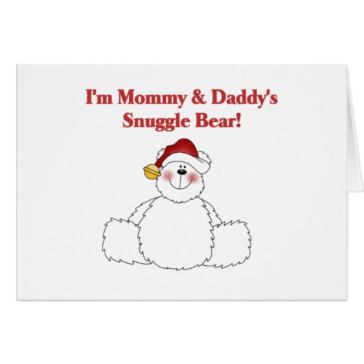 Mommy and Daddy's Snuggle Bear Tshirts and Gifts (Front Horizontal)