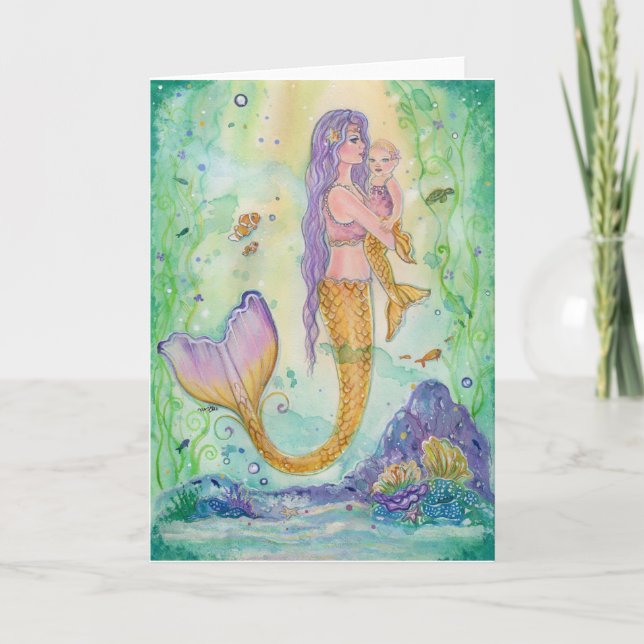 Mommy and Me greeting card by Renee Lavoie (Front)