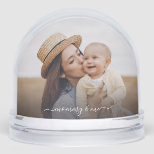 Mommy and Me Photo Snow Globe