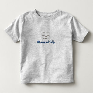 Mommy and Teddy Logo Toddler T-shirt