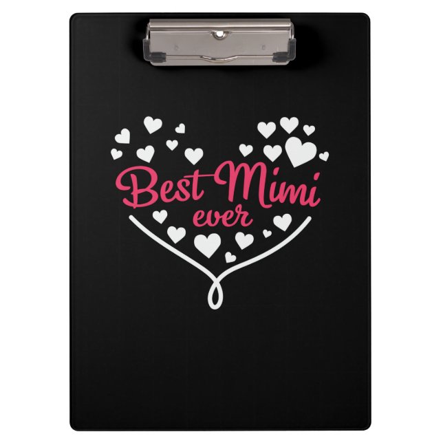 Mommy Art Best Mimi Ever Clipboard (Front)