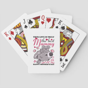 Mommy Art The Best Mommy Poker Cards