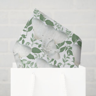 Mommy baby elephant shower party tissue tissue paper